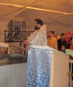 Великое освящение воды в Казанском приделе