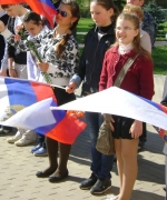 На митинге в Малоярославце